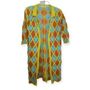 Urban Outfitters crochet tie front cover up